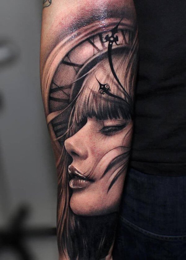 Clock Tattoo On Hand Clock Tattoo On Hand