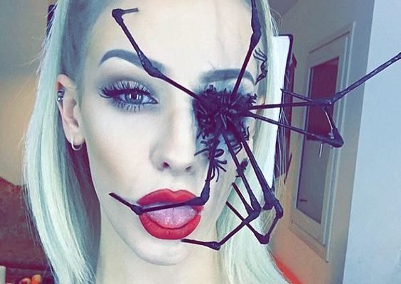 Perfect Spider Halloween Makeup