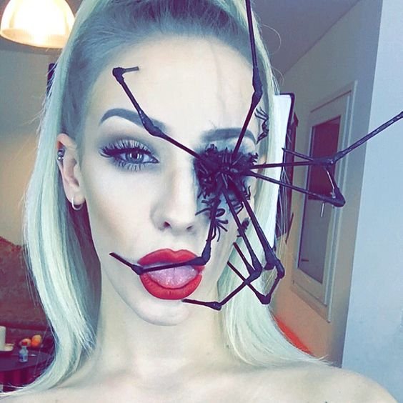 20 Amazing Look Spider Halloween Makeup Ideas