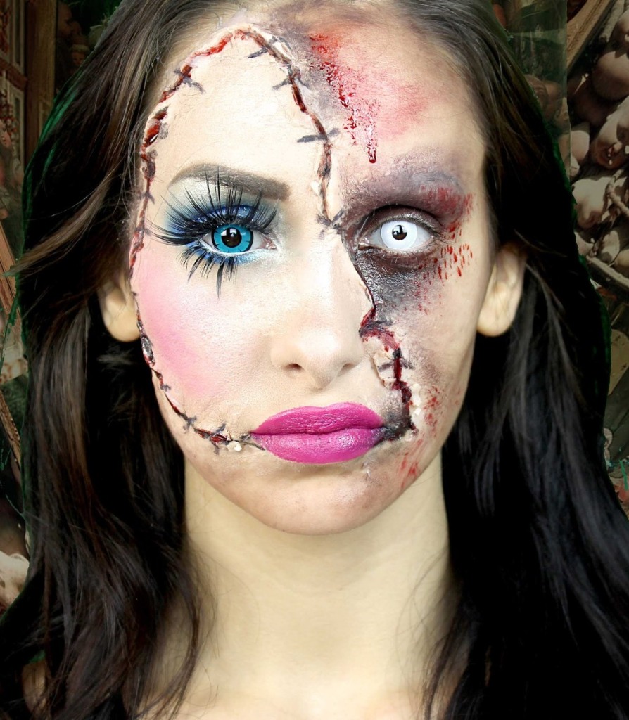 30 Scary Halloween Makeup That Look Terrible Horrible