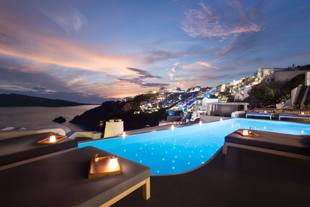 Katikies Hotel & Spa In Santorini, Greece