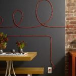 dining room cables wall art