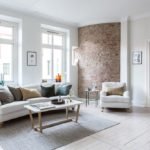 living room brick wall ideas