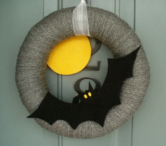 50 Easy To Make Bats Decoration Ideas Wreaths Door Bats Decoration Ideas