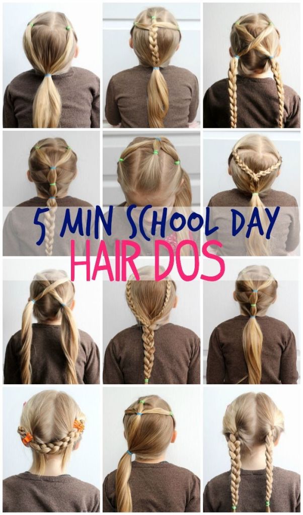 cool hairstyles for school