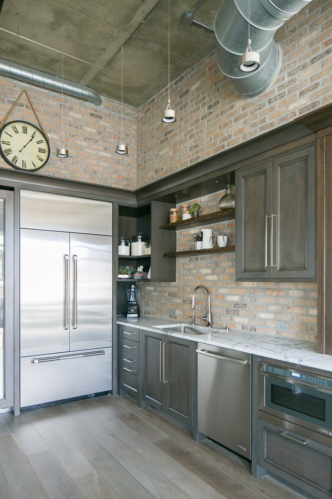 Stunning Industrial Chic Penthouse Makeover Ideas image
