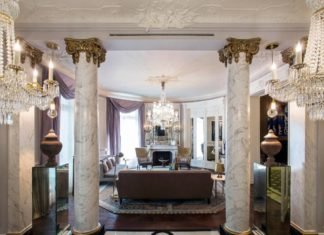 Home Project: Rich Elegant Apartment in France With Dark Interior Design