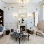 designer black center table