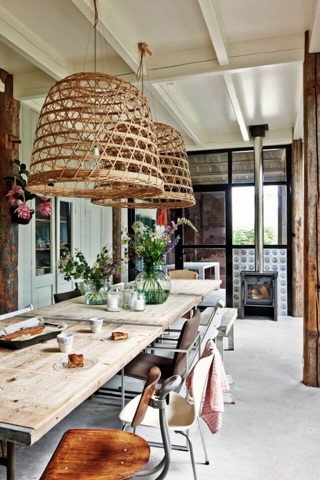 Home Renovation: Cozy Rustic Design Old Converted Farmhouse in Netherlands