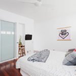 white walls and interior