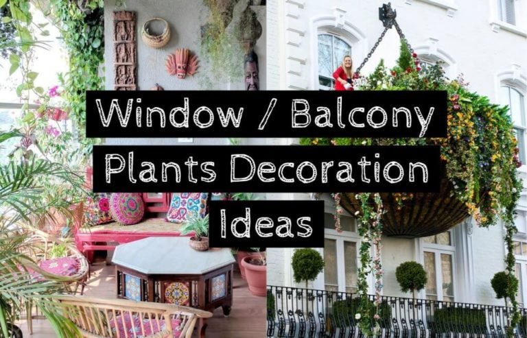 30 Interesting Window or Balcony Plants Decoration Ideas