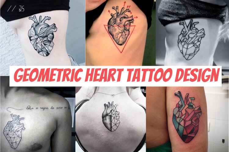 25 Geometric Heart Tattoo Design Ideas For Loving People 25 Geometric Heart Tattoo Design Ideas For Loving People