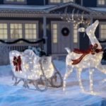 Sleigh Outdoor Ice Christmas Decor