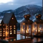 Window Sill Christmas Lanterns Decoration