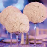 White Floral Snowball Centerpieces