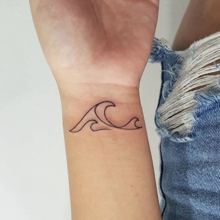 30 Most Attractive Ocean Wave Tattoo Design Ideas