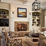 Brown Accents in Living Room