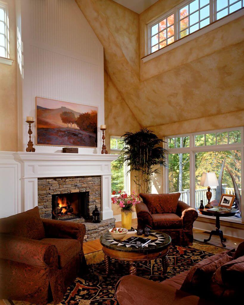 Warm Colors in Traditional Decor