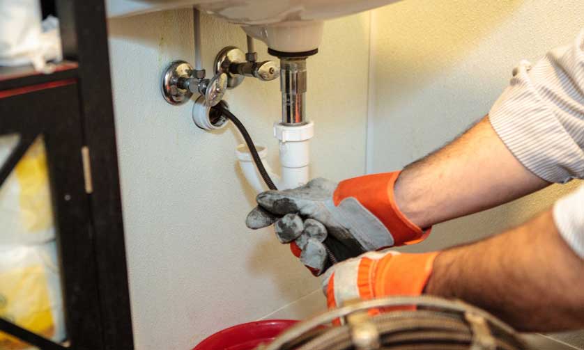 clogged drain cleaning service