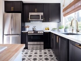 Black Kitchen Cabinets