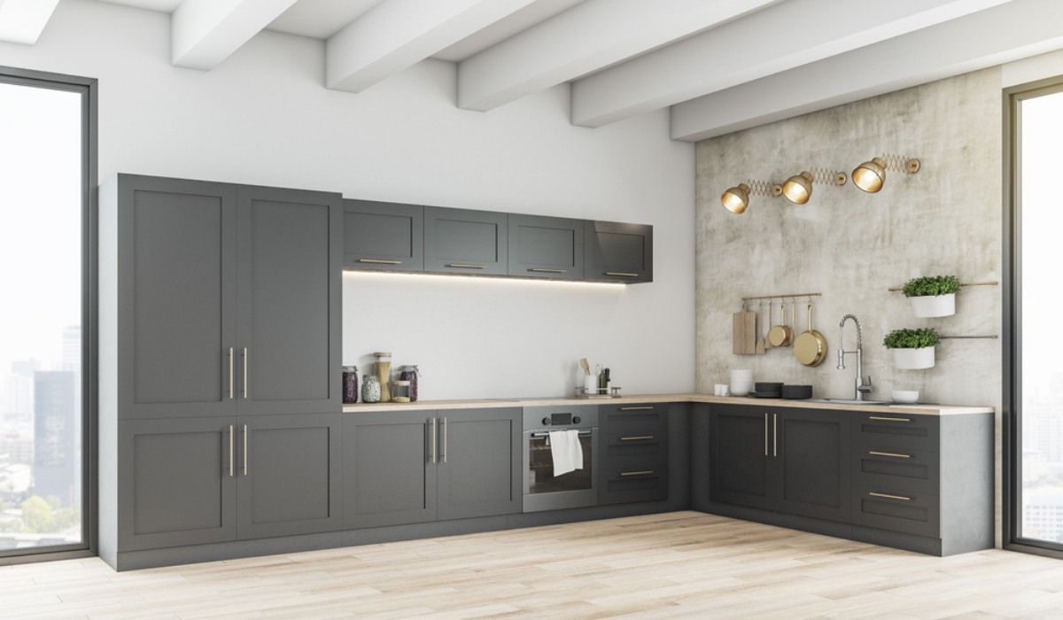grey kitchen cabinets 2
